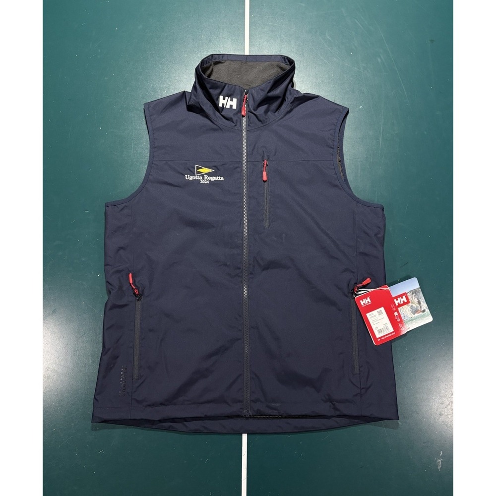 Helly Hansen Crew 2.0 Sailing Vest Men's XL Ugotta Regatta Navy Helly Tech NWT